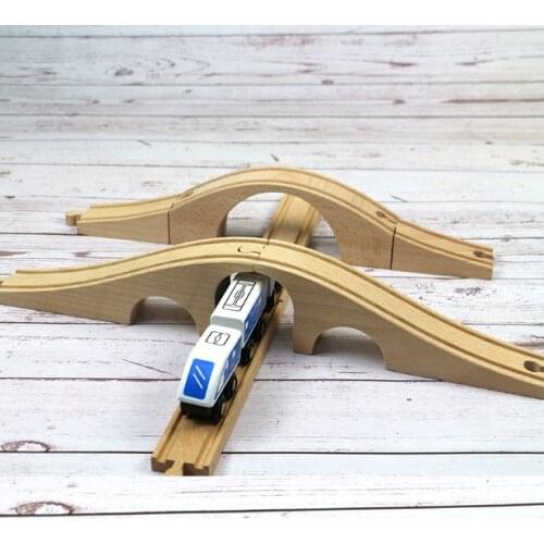 Three detachable multi-functional tunnel Fit for brand scene track toys wooden rail car rail accessories Single hole three holes