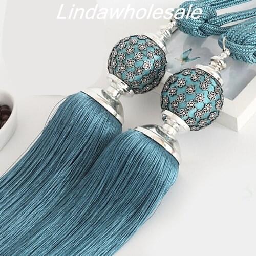 European curtain strap,hanging balls,Living room curtain rope ornament,2PCS/lot