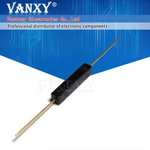 5PCS Plastic Type Reed Switch 2.7*14 Normally Open Magnetic Control Switch GPS-14A Anti-Vibration/Damage Contact For Sensors