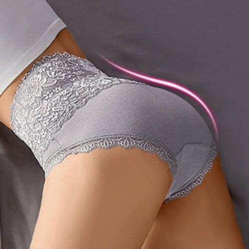 Puimentiua High Waist Womens Panties Lace Shapewear Seamless Body Shaper Slimming Panties Control Panties Tummy Control Panties