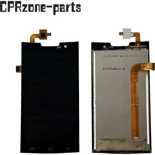 4.7" Black For DOOGEE T3 LCD Display With Touch Screen Digitizer Sensor Panel Assembly