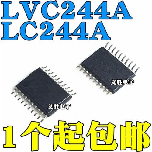 2PCS 74LVC244APW LVC244A SN74LVC244APWR LC244A TSSOP20 Tri-state output eight-way buffers, logic integrated chip, drive, not re
