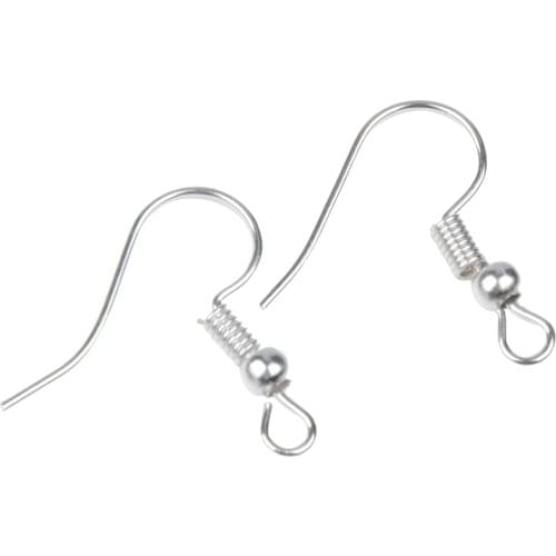 200pcs/lot Earring Hooks Earring Clasps Findings Fittings DIY Jewelry Hooks Making Accessories Iron Hook Ear wire Jewelry