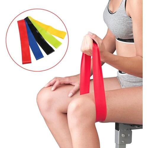 5PCS Workout Bands Fitness Equipment Exercise Resistance Loop Band Set Of With Carry Bag For Legs Butt Arms Yoga Fitness Pilates