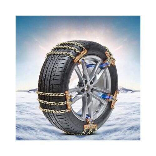 6-8PCS car tire snow chain winter snow tire chain mud tire antiskid belt wheel emergency drive belt