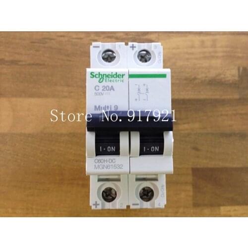 [ZOB] MuIti 9 original C60H-DC C20A 2P20A DC circuit breaker MGN61532 --5pcs/lot