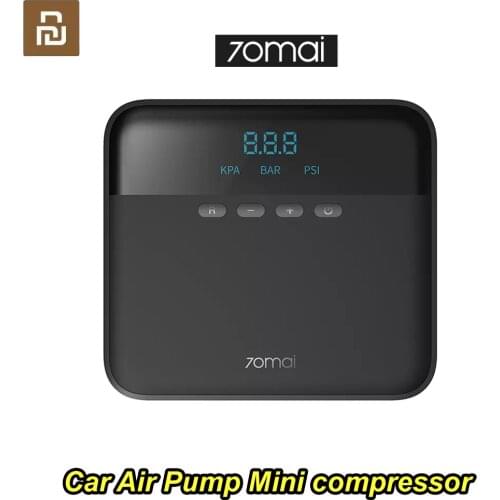 70mai Car Air Compressor Lite 70mai Protable Electric Car Air Pump Mini compressor Tire Inflator Auto Tyre Pumb 12V Data