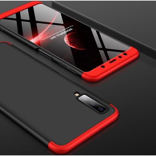 For Samsung A6 2018 A600F Case Colored Matte 360 Degree Protected Full Body Phone Case for Samsung Galaxy A7 2018 A6 Plus A610F