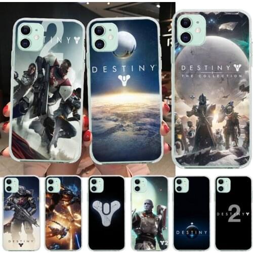 Destiny 2 game Customer High Quality Phone Case for iPhone 11 pro XS MAX 8 7 6 6S Plus X 5S SE 2020 XR cover