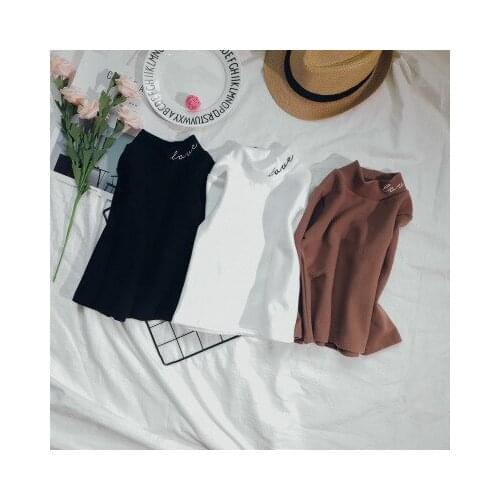 Children Clothing 2019 New Baby Girl Letter Print T Shirt Kids Cotton Long Sleeve Bottoming Tee Shirt Toddler Girl Top Tees