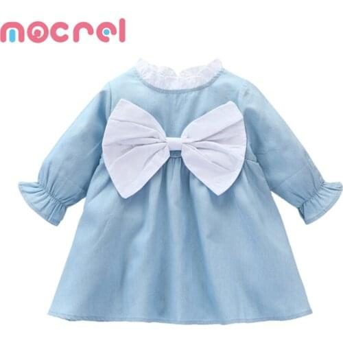 Ins Children Dress In The Spring And Autumn Bowknot Even The Garment Skirt Of The Girls Skirt Mini Skirts Baby Girl Clothes