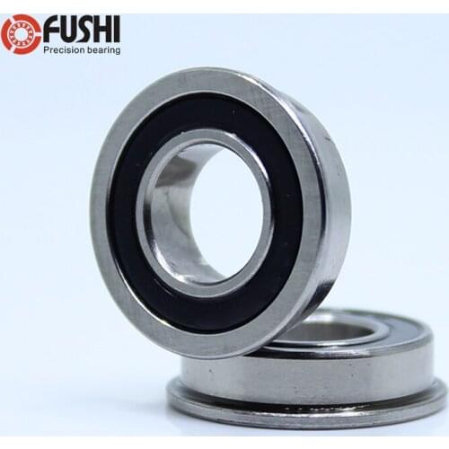 F693-2RS Bearing 3x8x4mm ( 10 PCS ) ABEC-1 Miniature Flanged F693RS Ball Bearings RF-830DD