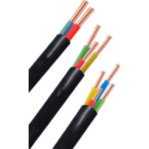 5 Meters Cable Pure Copper 2/3/4/5 Core X 2.5/4/6/10/16mm Outdoor Sheath Wire