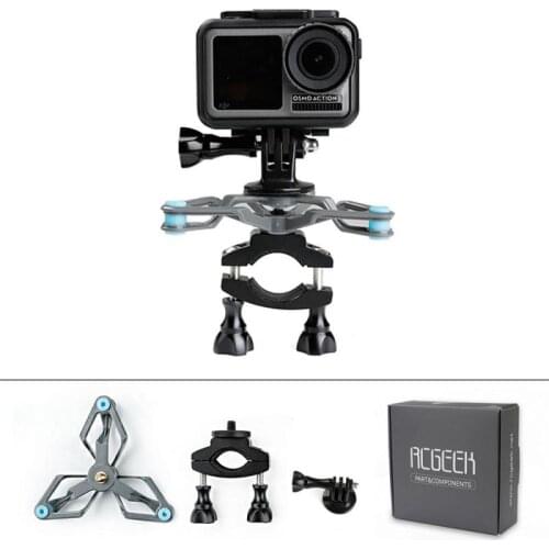 Camera Bicycle Stand for DJI OSMO ACTION Sports Camera Shock Absorption Kit Bike Support Adapter for DJI OSMO Action