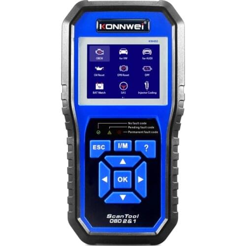 KW450 OBD2 Diagnostic Tool for VAG Cars VW Audi ABS Airbag Oil ABS EPB DPF SRS TPMS Reset Full Systems Scanner VAG COM