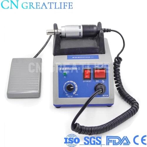 35000rpm Laboratory Equipment Carving Polishing Unit Dental Polishing Machine Electric Micromotor Dental Marathon