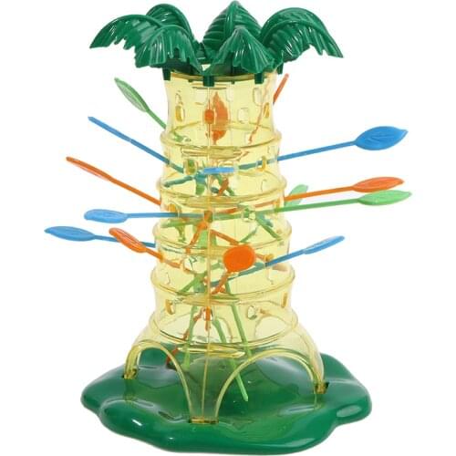 Hot! Children Interesting Intelligence Toys Turn Monkeys Down Monkey Tree Climbing Desktop Game Party Game Funny Toys For Kids