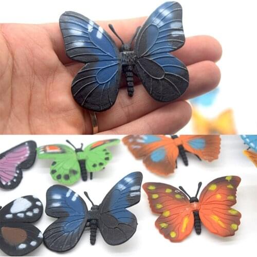 Butterfly Set Figure Collectible Toys Simulation Insect Animal Action Figures Kids Toy