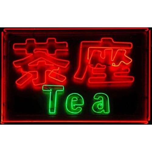 Neon Sign tea teahouse neon bulb club Lamp Handcrafted real glass tube resterant light beer enseigne coffee Impact Attract light