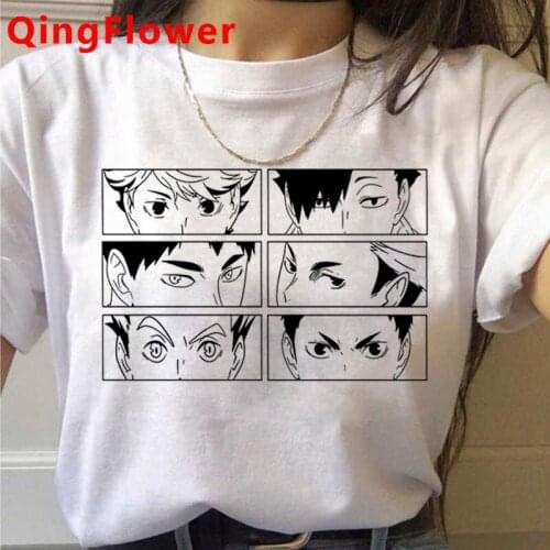 Oya Oya Oya Haikyuu Kuroo Karasuno Fly High t-shirt t shirt women print plus size aesthetic harajuku tumblr t-shirt kawaii