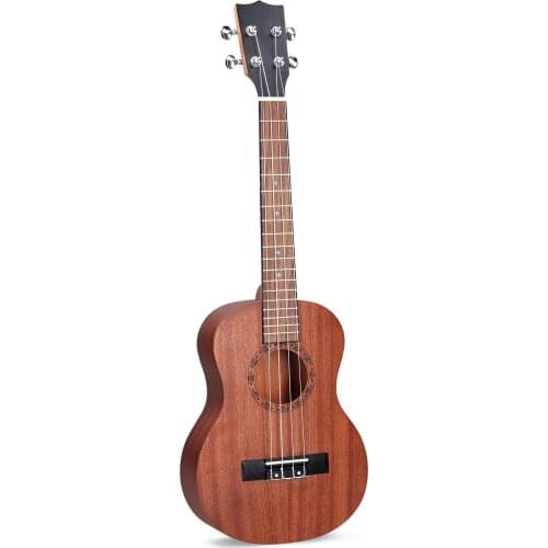 26 inch Kids Imitation Wood UKulele 4-String Portable Guitar Instrument for Children Pick Stringed Instruments Mini Guitars