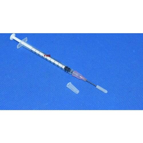 1ml Syringes with 20G 1 Inch Blunt Tip Needle and Storage Caps Great Pack of 20