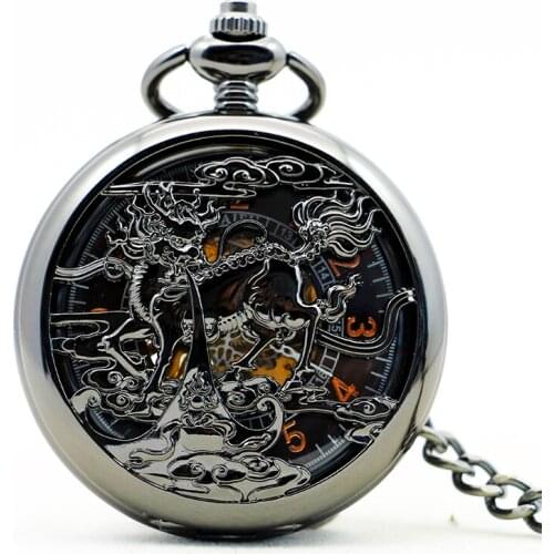 Vintage Classic Flip cover Relief Machine Mechanical Gift Table Man Women Pocket Watch Fashion Rome Upscale Watches