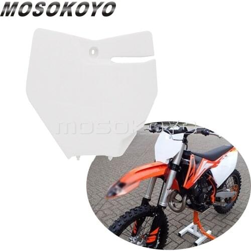 Dirt Bike Enduro Plastic Front Number Plate For 125 250 300 350 450 500 SX XC SX-F SXF XC-W XC-F XCF EXC-F 2016 2017