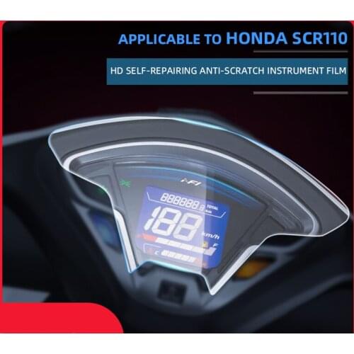 Motorcycle Speedometer Scratch Proof TPU Protection Film Dashboard Screen Instrument Film for Honda SCR 110