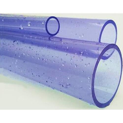1pcs 75mm Outer Diameter PVC Tube Clear Water Pipe Hard Duct Hollow Vessel Through Pass Column 100/150/200/300/400/500mm Long