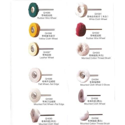 10pcs Jewelry Polishing Wheel Brush Kit Brass Wire Wheel Rotary Disc Tools 22MM*2.35MM