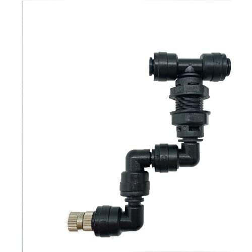 360 Adjustable Reptiles Fogger Mist Sprinkler For Rainforest Tank Aquarium Aquatic Pet with Mist Brass Nozzle