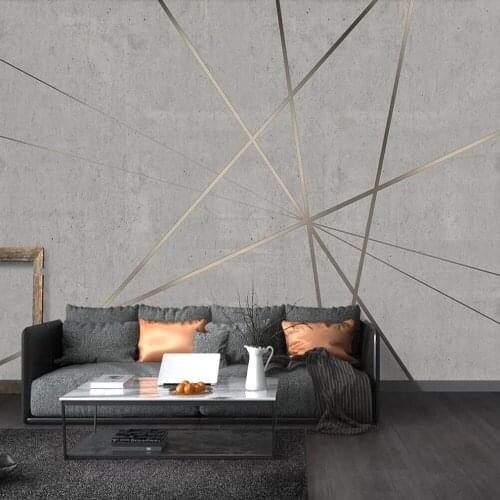 Custom 3D wallpaper mural modern minimalist creative geometric concrete industrial background wall decoration painting mural