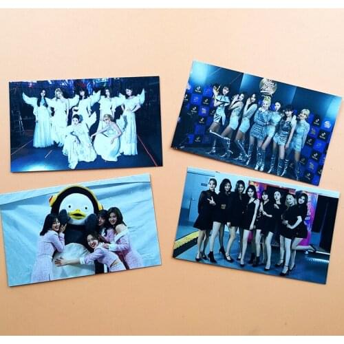 4pcs/set Kpop TWICE Photocard Returns Album Postcard Photo Card for fans Collection K-pop TWICE