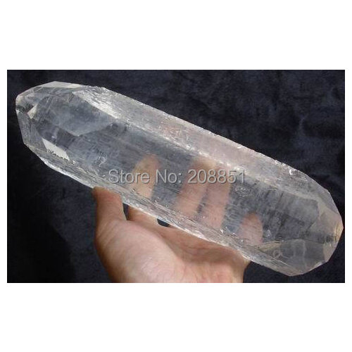 5.3LB 2.4kg TRANSPARENT CLEAR MAN-MADE LAB QUARTZ CRYSTAL BRICK MATERIAL China