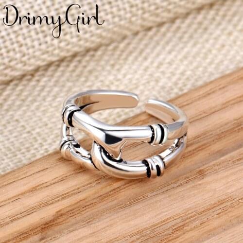 New Hot Sale Exaggerated Adjustable Size Cross Chains Rings For Women Men Girl Party Gifts Minimalist Jewelry 2021