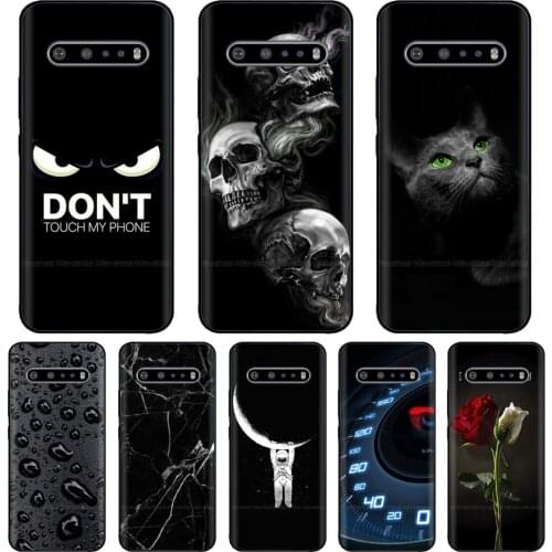 For LG V60 ThinQ Case 6.8" Soft Silicon Tpu Phone Cover Funda For LG V60 ThinQ 5G V 60 Back Cover lgV60 ThinQ coque Bumper Shell