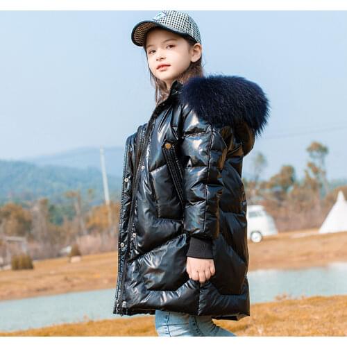 Children Winter Down Jacket -30℃ Fashion Girl Snowsuit Windproof Girls Clothes 4-12Y 2021 New Kids Thicken Coat for Boy