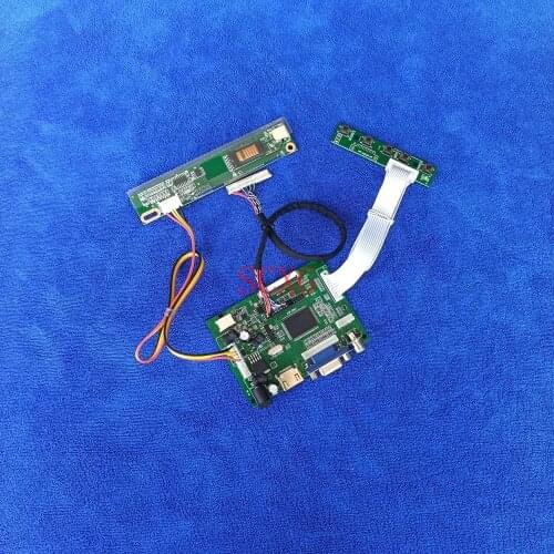 LVDS 30-Pin 1-CCFL DIY Kit VGA 2AV HDMI-compatible LCD controller drive board 1280*800 matrix Fit LTN141W1/LTN141W3-L01 display
