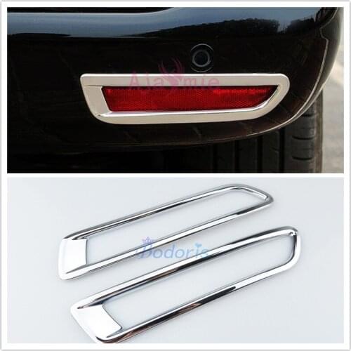 Chrome For Mercedes Benz Vito Rear Fog Lamp Cover Panel Light Trim Plate Frame 2014 2015 2016 2017 Car Styling Accessories