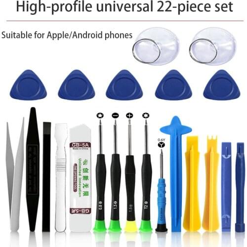 22 in 1 Mobile Phone Repair Tools Opening Screwdriver Set for iPhone iPad Laptop Computer Disassemble Hand Tool Kit Opening Tool
