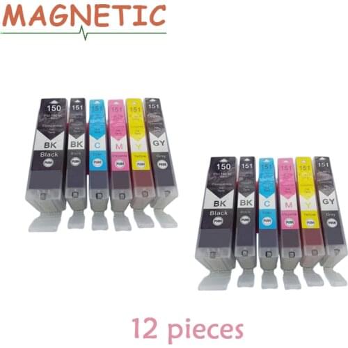12X PGI150 PGI-150 compatible ink cartridge For canon PIXMA IP7210 MG5410 MG5510 MG6410 MG6610 MG5610 MX921 MX721 IX6810 printer