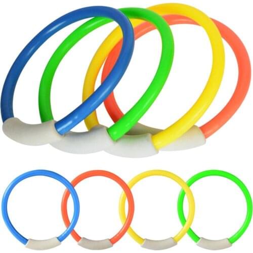 Swimming Pool Diving Circle Plastic Portable Game Ring for Underwater Children Parent-child Gift Childrens Summer Throwing Toys