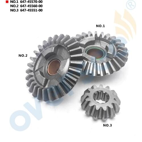 647-45560 Outboard Gear Kit 647-45570 647-45560 647-45551 For Yamaha Outboard Motor 6HP 8HP