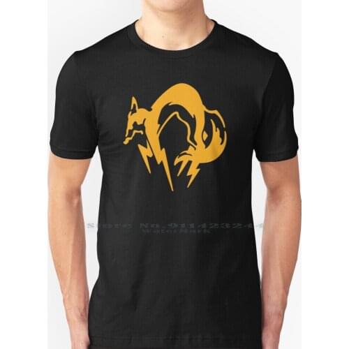 Metal Gear Solid-Fox T Shirt 100% Pure Cotton Metal Gear Solid Mgsv Mgs5 Fox Kojima Productions Kojipro Creative Trending