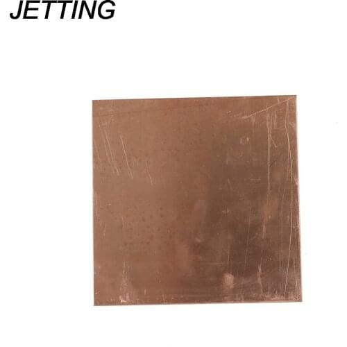 Cu Metal Sheet Plate Nice Mechanical Behavior and Thermal Stability High Quality Tool Parts 99.9% Copper 100x100x0.8mm