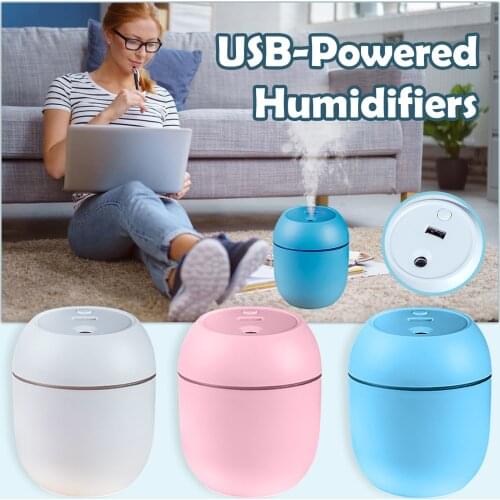 Usb Portable Air Humidifier Essential Oil Diffuser Air Freash With Led Lamp For Home Car Fogger Mist Maker Face Steamer#dp4