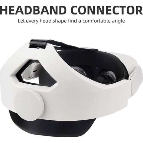 Adjustable Head Strap For Oculus Quest 2 VR Glasses Gaming Helmet Headband Reduced Pressure Fixing Straps For Quest2 Accessories
