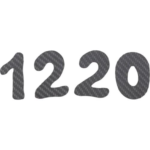 For Car Motorcycle Christmas Decoration Scratch-Resistant Carbon Fiber Sticker Digital Sticker