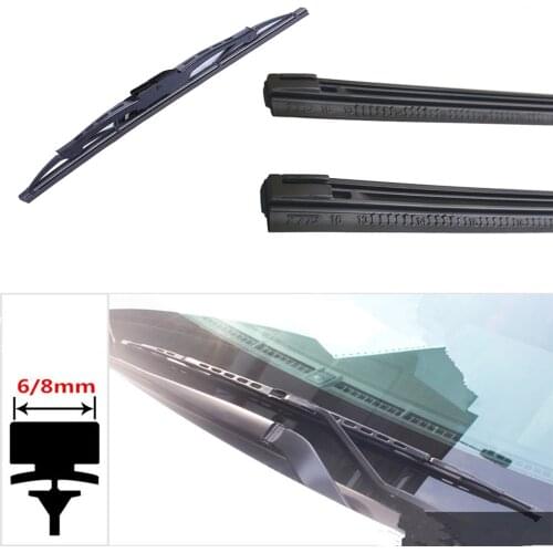 2pcs Car Wiper blade Insert Rubber strip refill 28 inch For kia bongo 3 Hyundai porter 1 2 Bus Pick-up Truck accessories